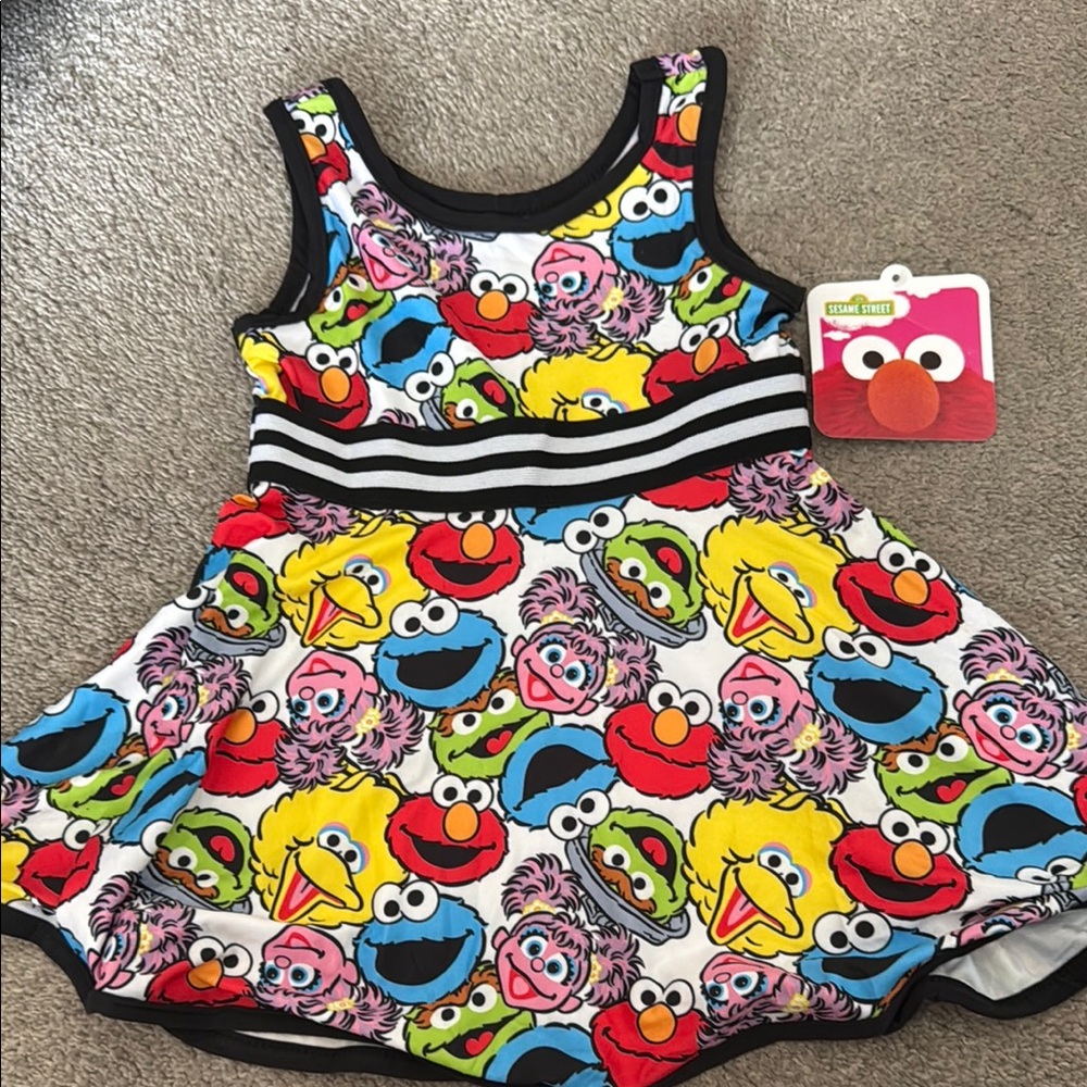 Colorful Sesame Street Dress